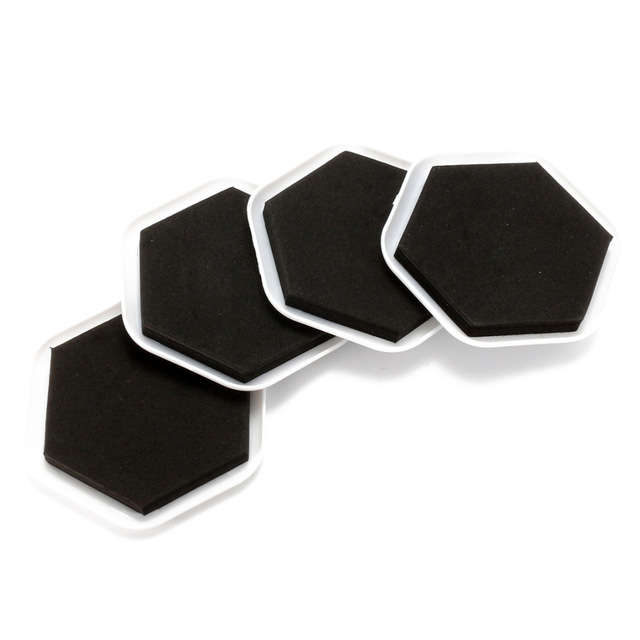 4Pcs Furniture Moving Sliders Mover Pads Moving Furniture Gliders Hardwood