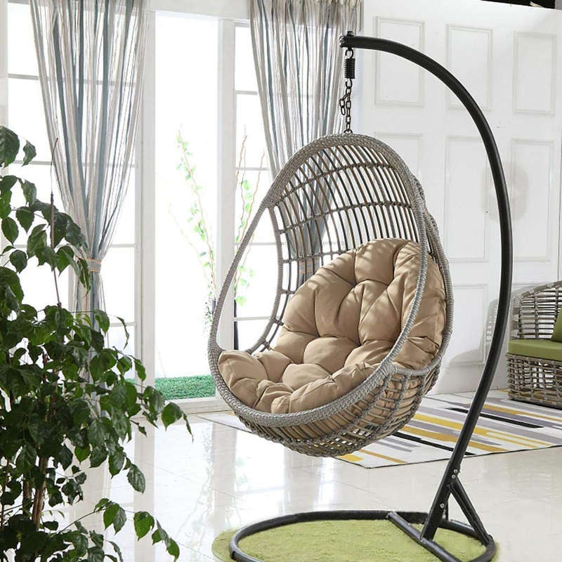 Chair Cushion Hanging Egg Rattan Swing Seat Pads Garden Patio Indoor Outdoor