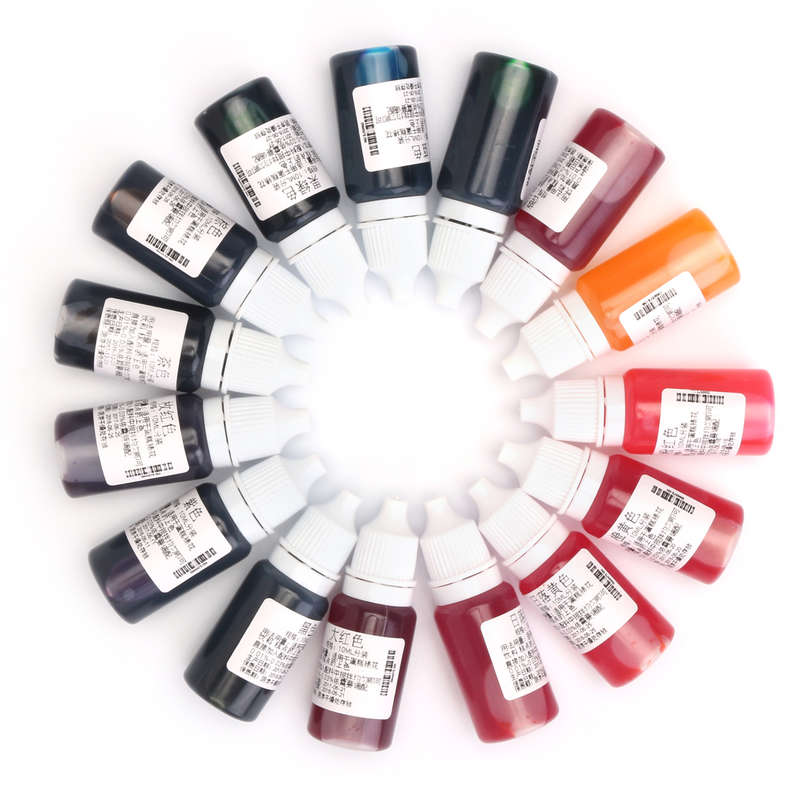 15 Colors Coloring Dye Colorant Pigment DIY Mix Color for Epoxy UV Resin Glue