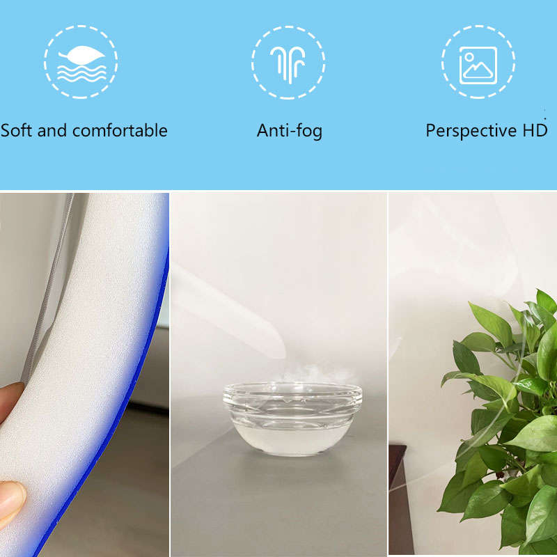 Medical Mask Increased HD Protective Head-Mounted Isolation Protective Cover Anti-Fog Anti-Gas Enhan