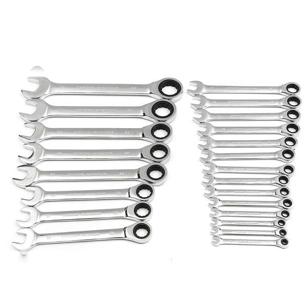 Raitool HT01 Chrome Vanadium Steel Metric Ratchet Spanner Gear Wrench Fixed Head 6-32mm...
