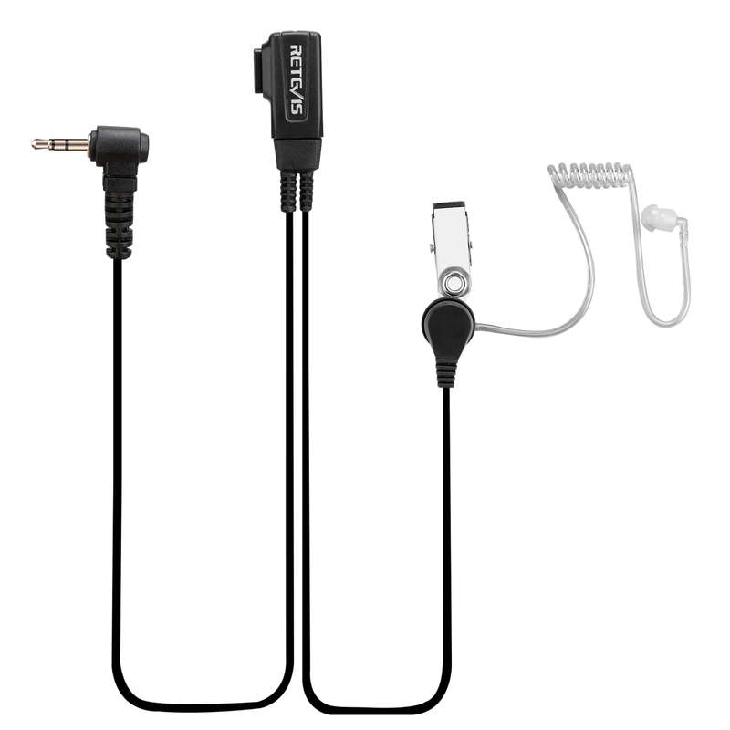 RETEVIS Empty Conduction Headphones  with PTT Microphone for All Walkie-Talkies with Kenwoood Dual-p