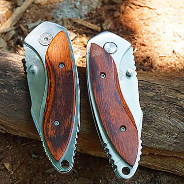 271 163mm 12C27M Steel Tactical Folding Knife Outdoor Survival Hunting Knives Fishing Line Tyer