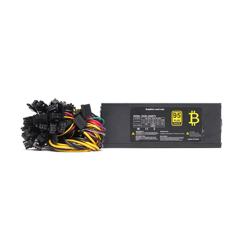 2400W Modular Power Supply Mining Power Supply Machine Coin Miner Minning Rig