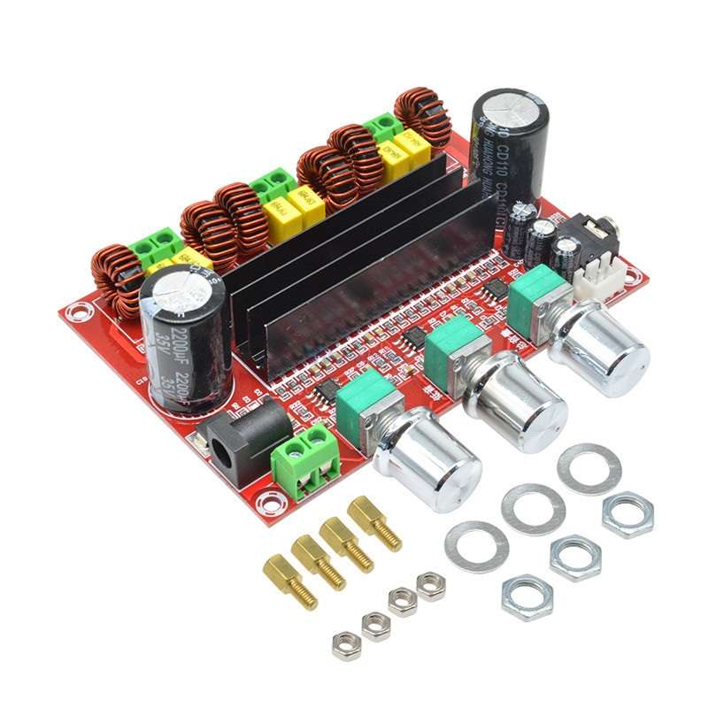 XH-M139 TPA3116D2 2x 80W +100W 2.1 Channel Digital Subwoofer Power Amplifier Board TPA3116*2 3 Ch...
