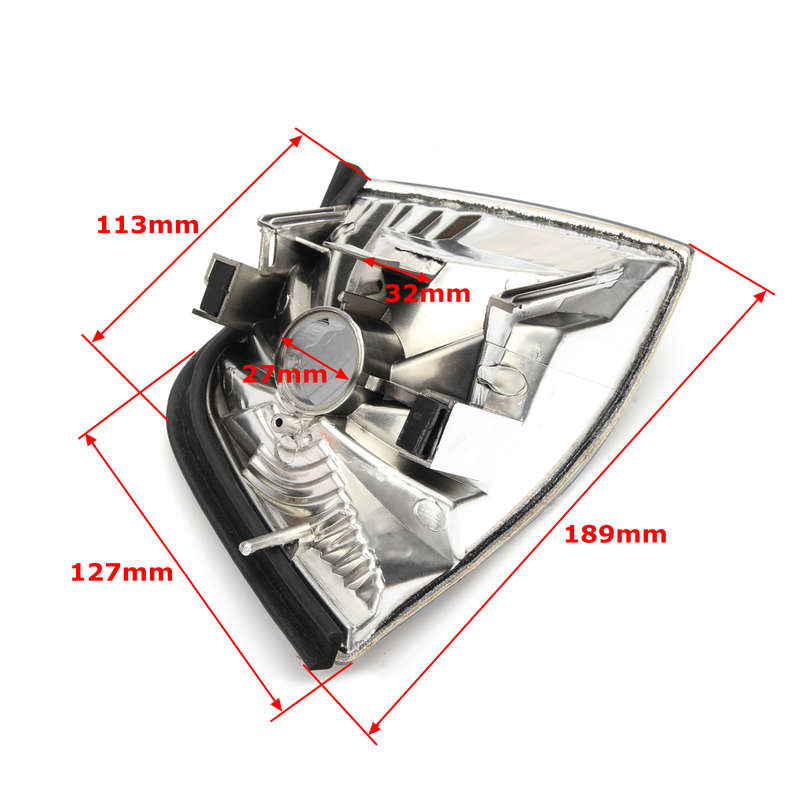 Corner Lights Side Lights For BMW E36 3-Series 2DR Coupe/Convertible Clear