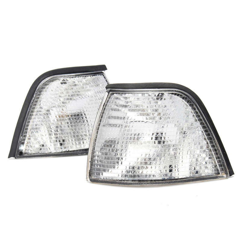Corner Lights Side Lights For BMW E36 3-Series 2DR Coupe/Convertible Clear