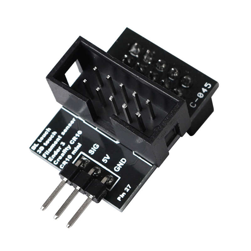 Pin 27 Black PCB Board Adapter Plate for BLTouch Filament Sensor Compatible With Creality CR-10/Ende