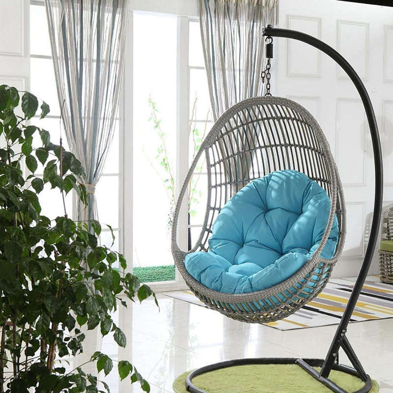 Chair Cushion Hanging Egg Rattan Swing Seat Pads Garden Patio Indoor Outdoor