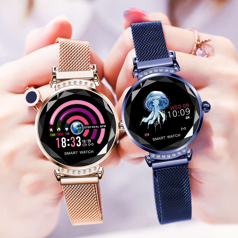Bakeey H2 3D Dial Case UI Display Women Bracelet Watch Heart Rate Blood Pressure Monitor Smart Watch