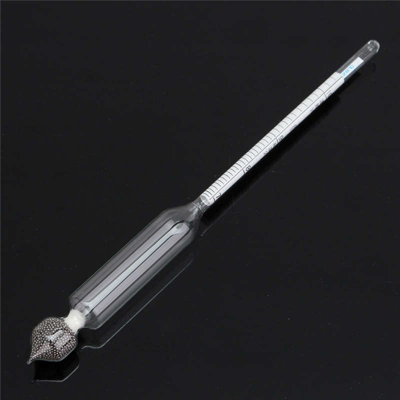 New 3Pcs Hydrometer Vinometer 0-40-70-100 Percent Alcohol Meter Alcohol Tester T