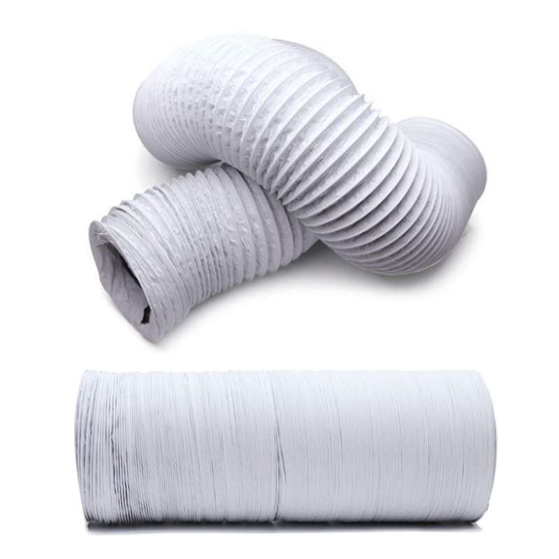 New 4M Length Aluminum Foil Duct Hose Pipes Fittings Exhaust Inline Fan Vent Hoses 80-250mm Di
