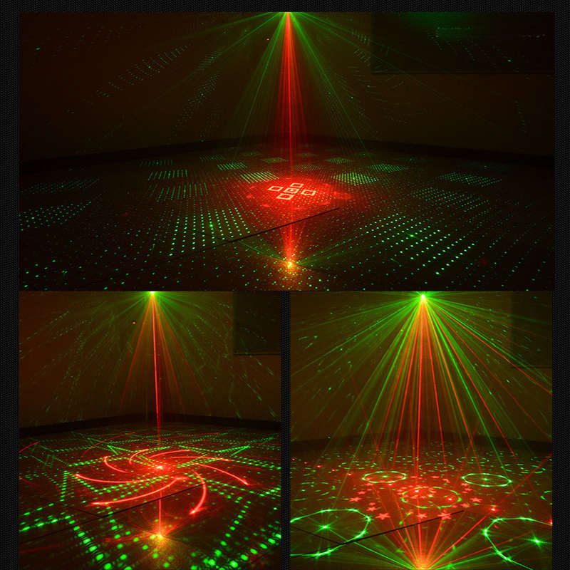120 Patterns Laser Stage Lighting Projector RGB LED USB Light Party Disco Lamps