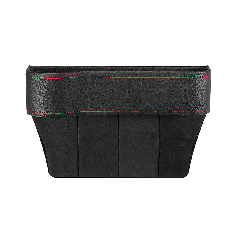 PU Leather Left Side Car Seat Crevice Gap Storage Box