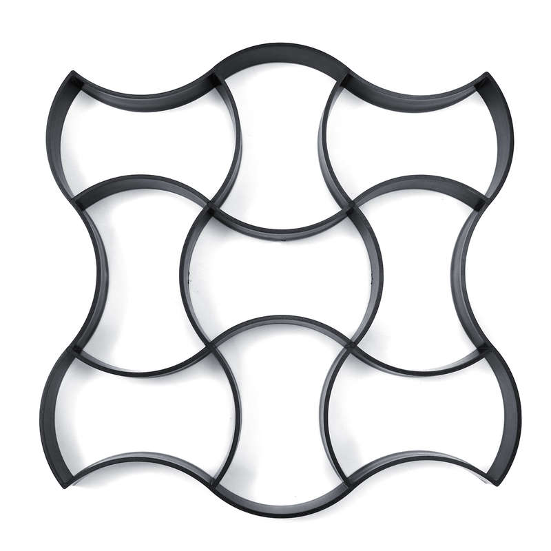 New DIY Concrete Paving Pavement Mould Mold Gardens Balconies Villas Path Walk Maker Gement Br