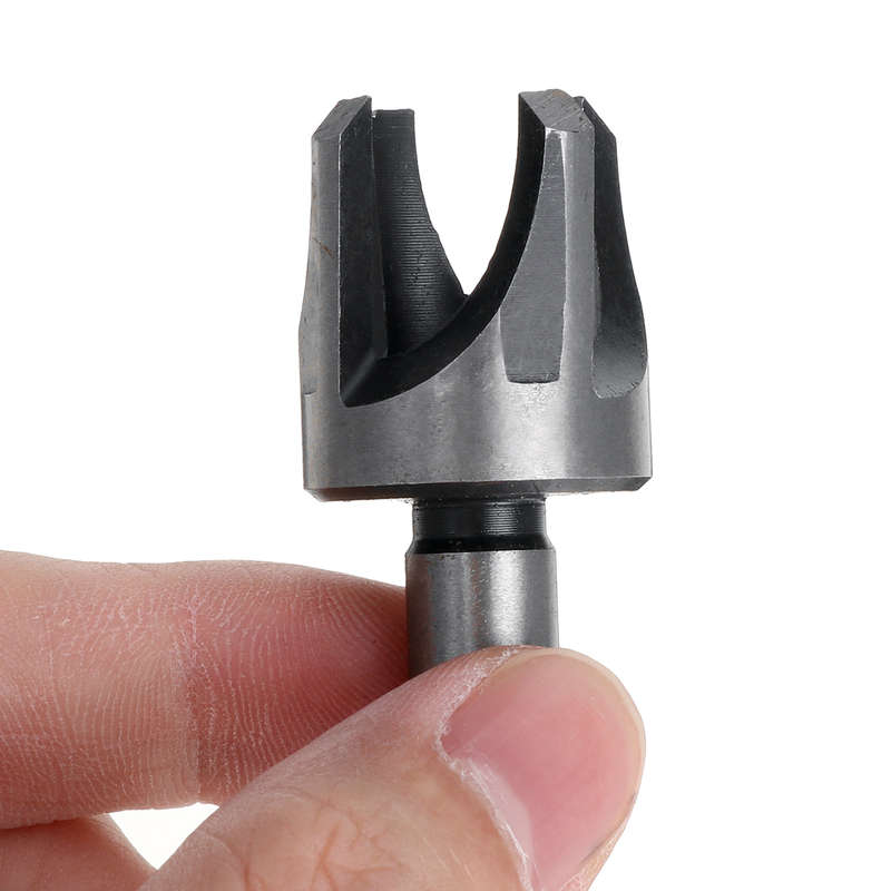 8pcs Wood Plug Hole Cutter Drill Bits Set Dowel Maker Cutting Tools Round Shank