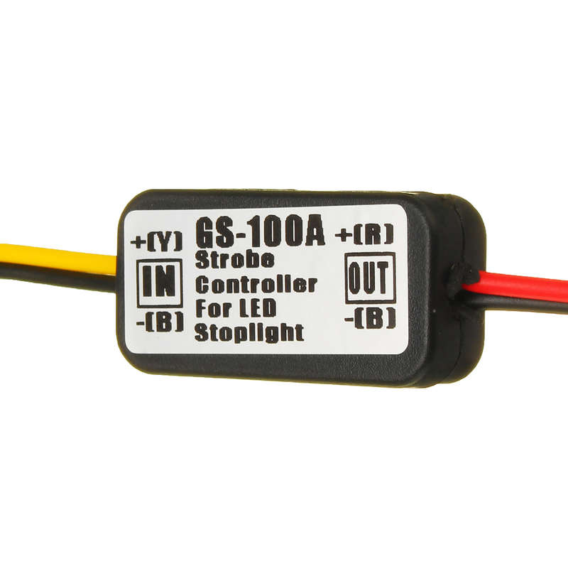 12V Waterproof Flash Strobe Controller Flasher Module For Car Led Brake Stop Lights Lamp