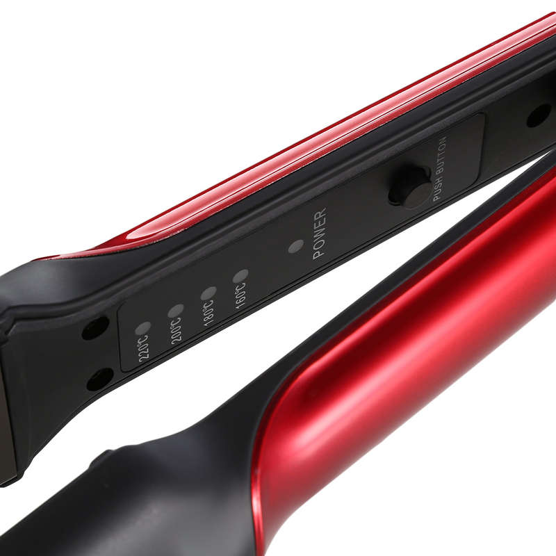 Kemei Wet Dry Ceramic Hair Straightener Electric Straightening Irons Flat Iron Hair Styling Tool Fas