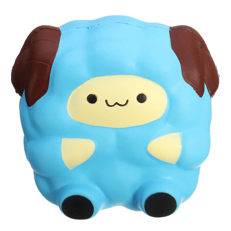 5 PCS Squishy Jumbo Sheep Lamb Package Sweet Soft Slow Rising Collection Gift Decor Toy