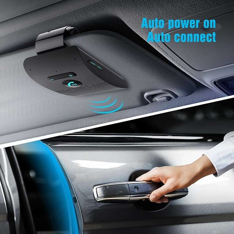 Bakeey SP09 Wireless Car bluetooth V4.2 Handsfree Car Kit Wireless bluetooth Sp