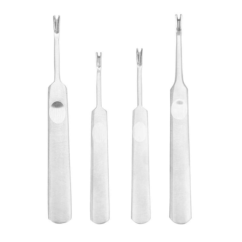 Honana Stainless Steel U Or V Shape 2 Optional Size Stitching Groover Leather Craft Tool