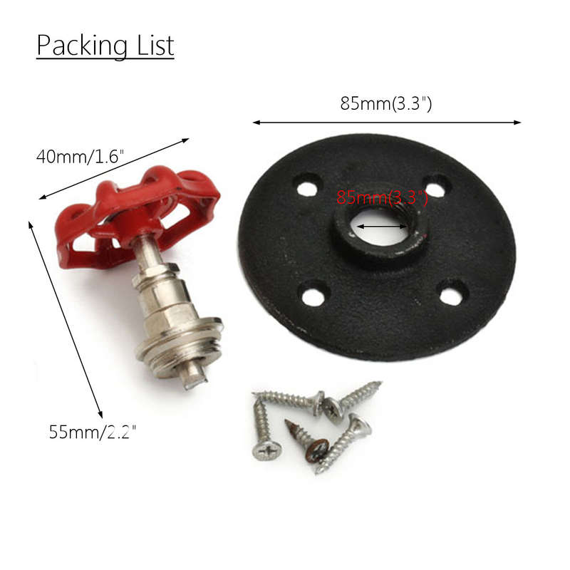 Industrial Retro Iron Pipe Wall Hook Steampunk Clothes Coat Towel Hat
