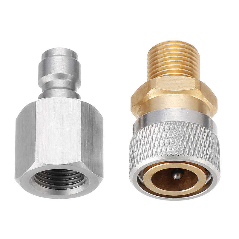 Stainless Steel PCP Air Charging Quick Release Adapter