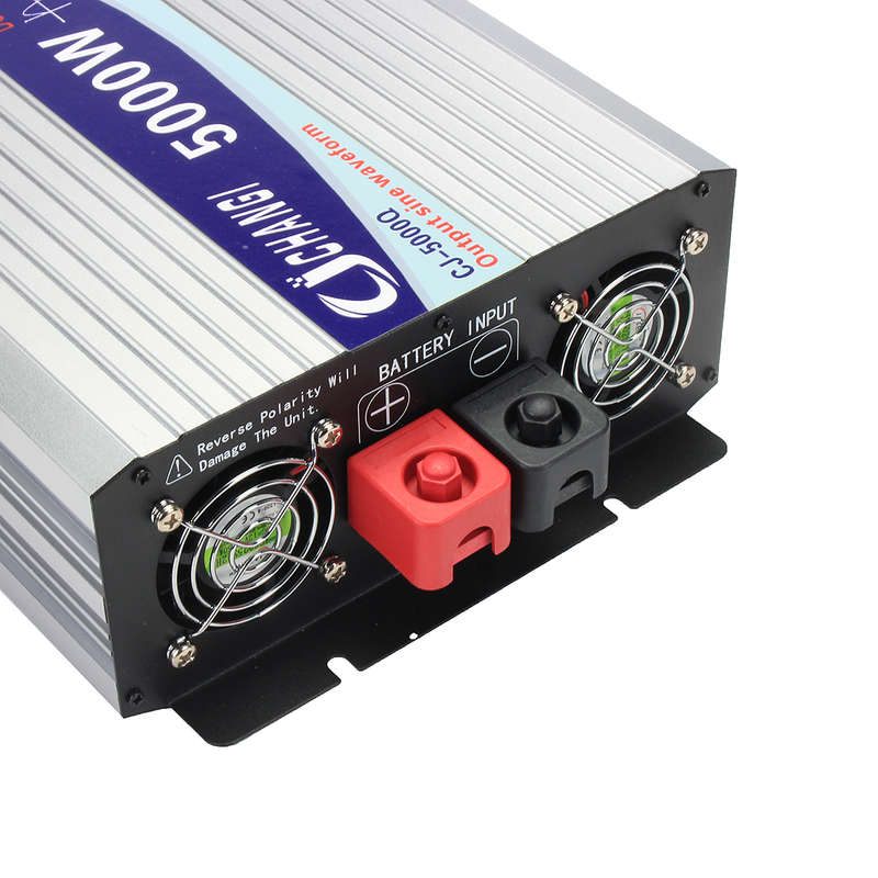 Intelligent Screen Pure Sine Wave Power Inverter 12V/24V To 220V 3000W/4000W/5000W/ (Watt 24V 3000W)