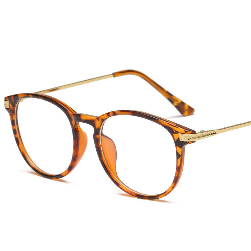 Anti-Radiation Eyeglasses Retro Frame Blue Light Blocking Glasses Optica...-(Color  Colorful border)