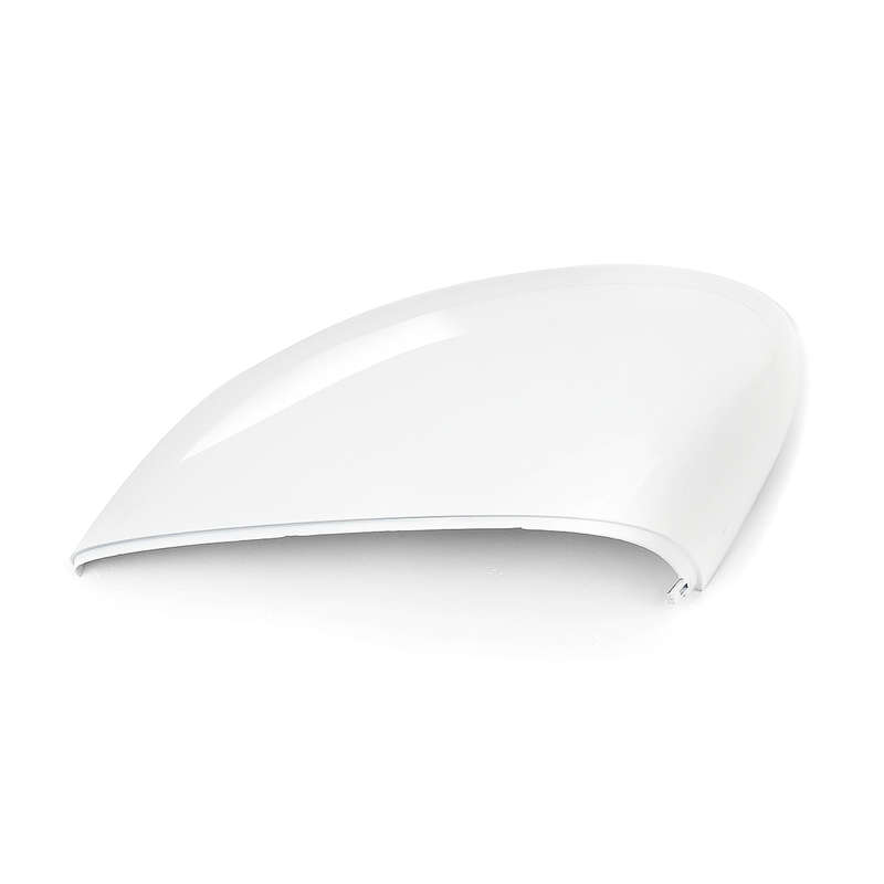 White Rearview Side Mirror Replacement Cover Cap Case For Ford Fiesta 2008-2017 (Style Left)