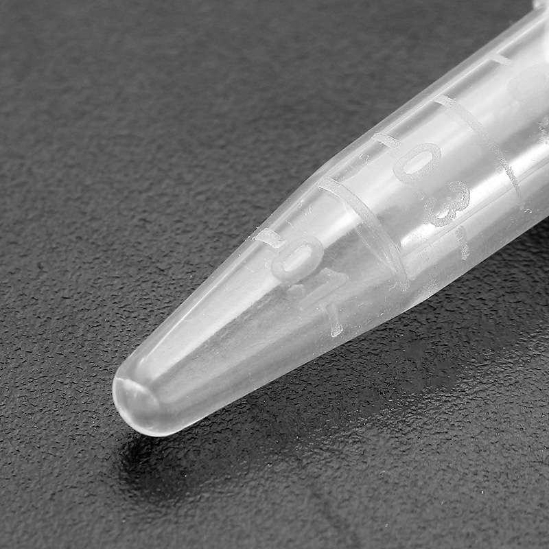 100Pcs 0.5mL Centrifuge Tube Clear Polypropylene Graduated EP Tube Anticoagulation