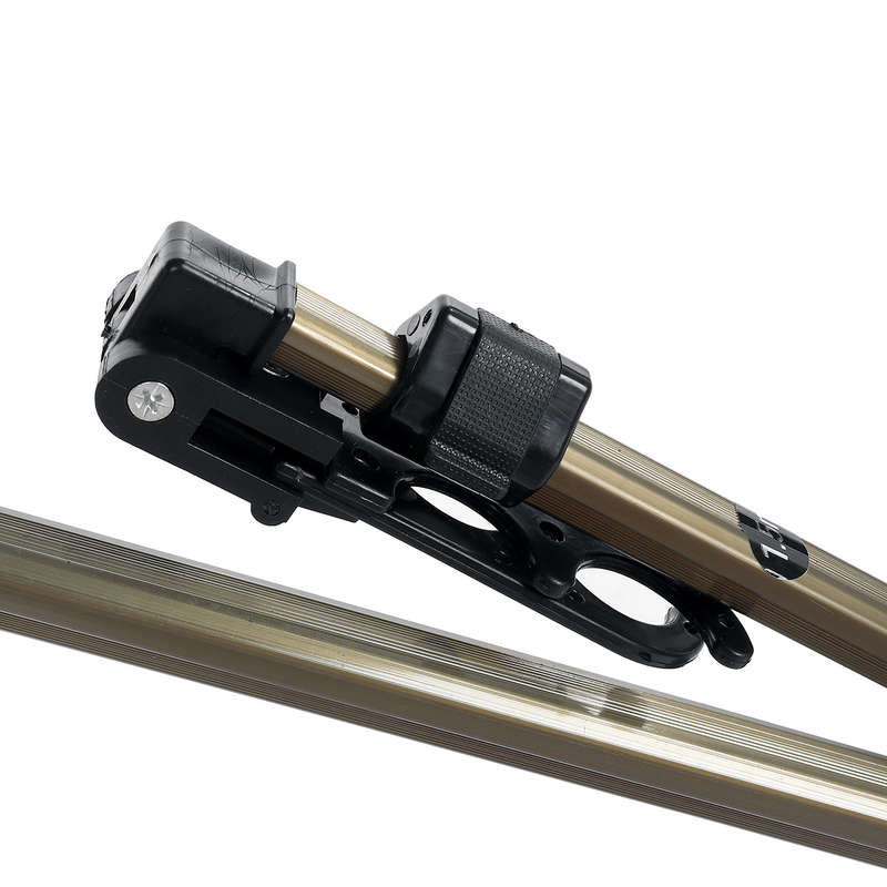 Aluminum Alloy Fishing Rod Holder Adjustable Retractable Fishing Pole Ground Stand Ro...-(Size 1.5M)