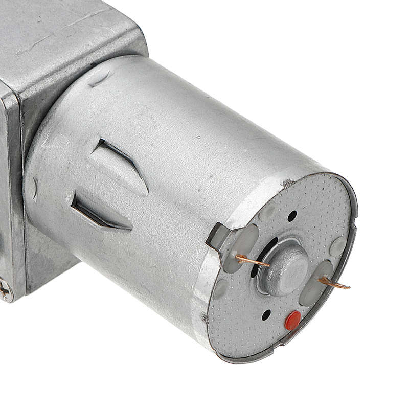 Machifit JGY370 50mm-M6 Screw Worm Gear Motor DC 12V 18/23RPM
