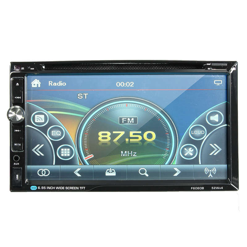 F6060B 7 inch Car Stereo DVD Player bluetooth FM Radio