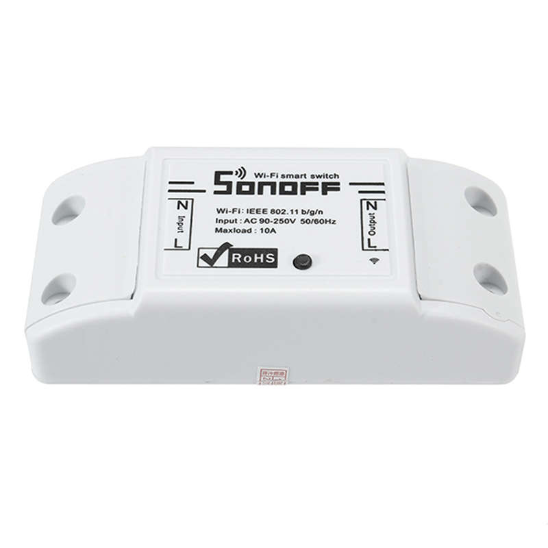 New SONOFF Basic DIY WIFI Wireless Switch For Smart Home With ABS Shell Mobile APP Timer Socke