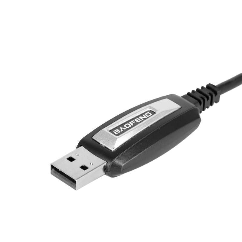 BAOFENG 2 Pins Plug USB Programming Cable for Walkie Talkie for UV-5R serise BF-888S Walkie Talkie A