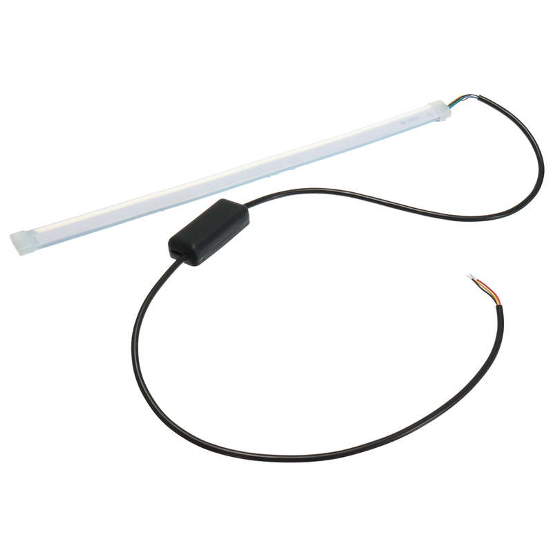 12V Car LED Strip Light Daytime Running Indicator Turn Signal Sequential Flow Lamp DRL (Size 3 45cm)