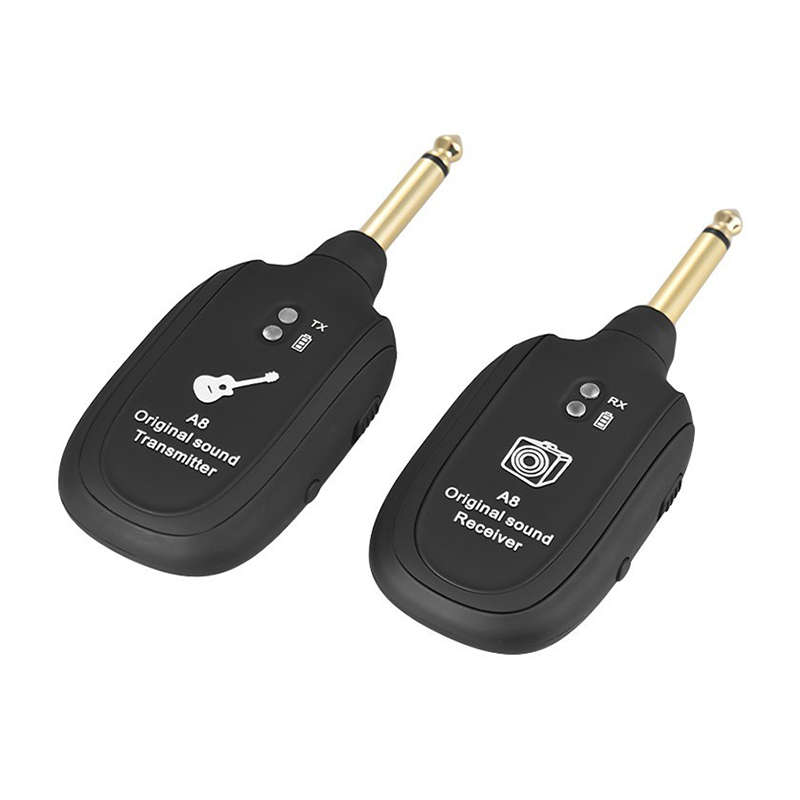 Wireless Audio Transmission Set with Receiver Transmitter For Electric Guitar Bass Violin