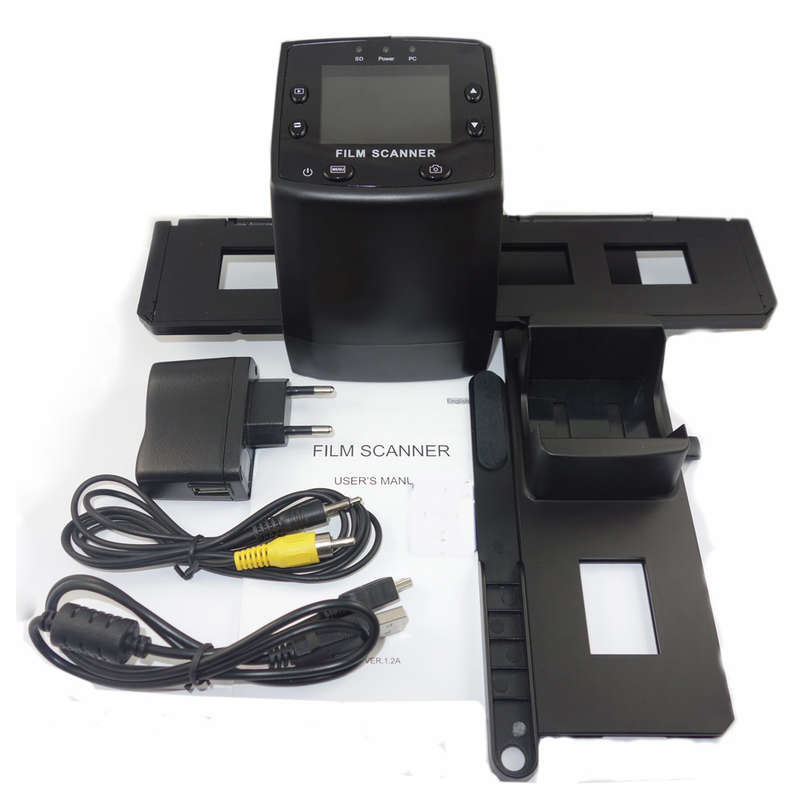 Wimi EC717 5MP Negative 2.4 inch Digital LCD Slide Film Scanner Supports 35mm Film (Adaptor EU)