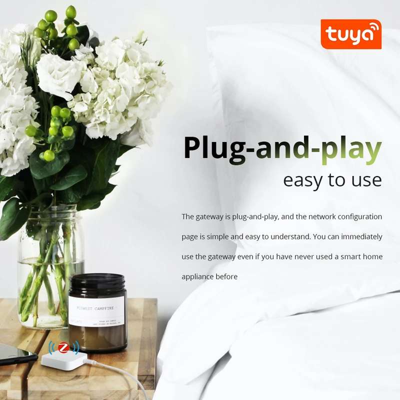 Zemismart Tuya ZB 3.0 Hub Gaterway Wifi Smart Home Bridge Wireless Remote Controller