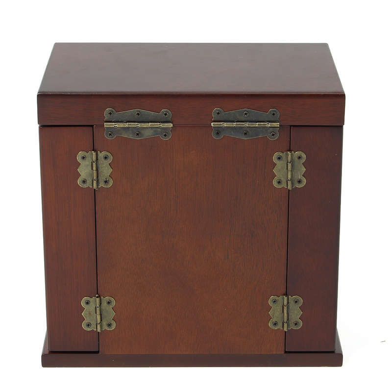 Wooden Jewellry Box Organizer Bracelet Storage Display Holder for Ring Necklaces