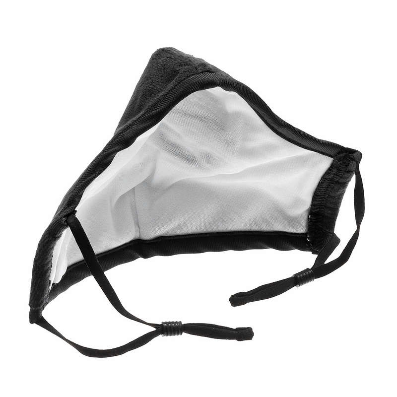 Unisex Mouth PM2.5 Face Mask Anti Dust Face Mouth Cover Mask Dustproof Outdoor Travel (Color Black)