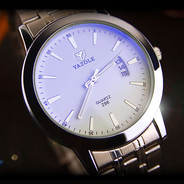 YAZOLE 296 Fashion Men Quartz Watch Casual Date Display Bussiness Wristwatch