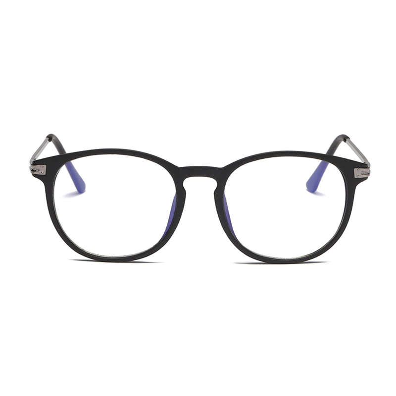 Anti-Radiation Eyeglasses Retro Frame Blue Light Blocking Glasses Optica...-(Color  Colorful border)