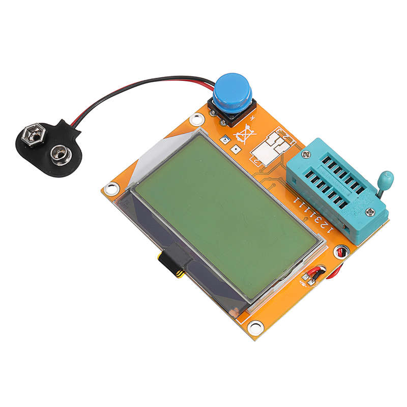 Geekcreit LCR-T4 12864 LCD Graphical Transistor Tester Resistance Capacitance ESR SCR Meter...