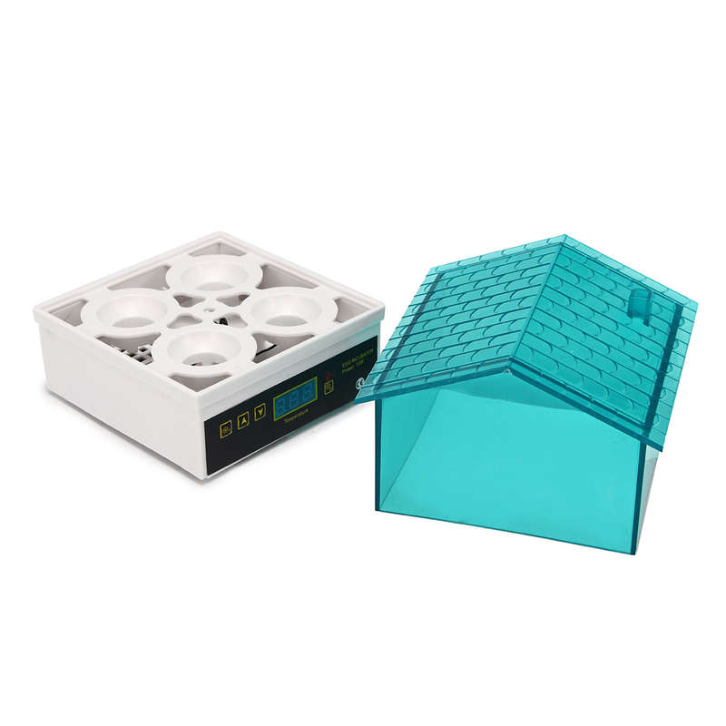 Unique Automatic 4 Egg Turning Incubator Chicken Hatcher Temperature Control Egg Brooder Incubator