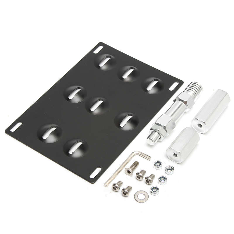 Front Bumper Tow Hook License Plate Mount Bracket For BMW 2 3 4 5 X M Z i