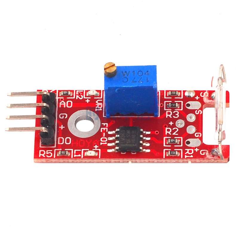 KY-025 4pin Magnetic Dry Reed Pipe Switch Magnetron Sensor Switch Module