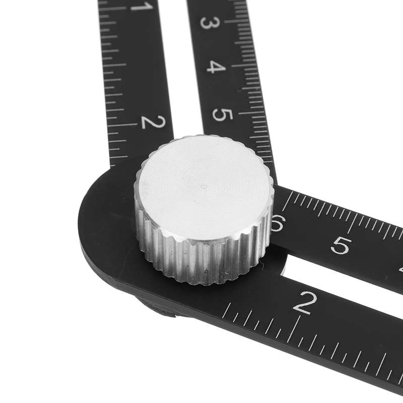 Multi Angle Measuring Ruler 12-side Alloy Angle Finder Template Tool 12- Fo