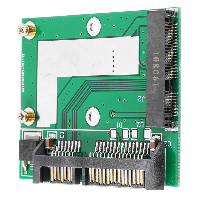 mSATA SSD to 2.5 Inch SATA 6.0GPS Adapter Converter Card Module Board Mini Pcie SSD Compatible SATA3